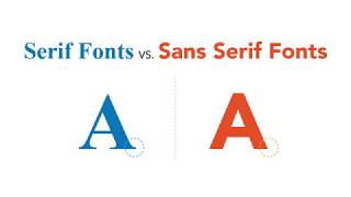 ¿Cuál es la diferencia entre una letra serif y sans serif?