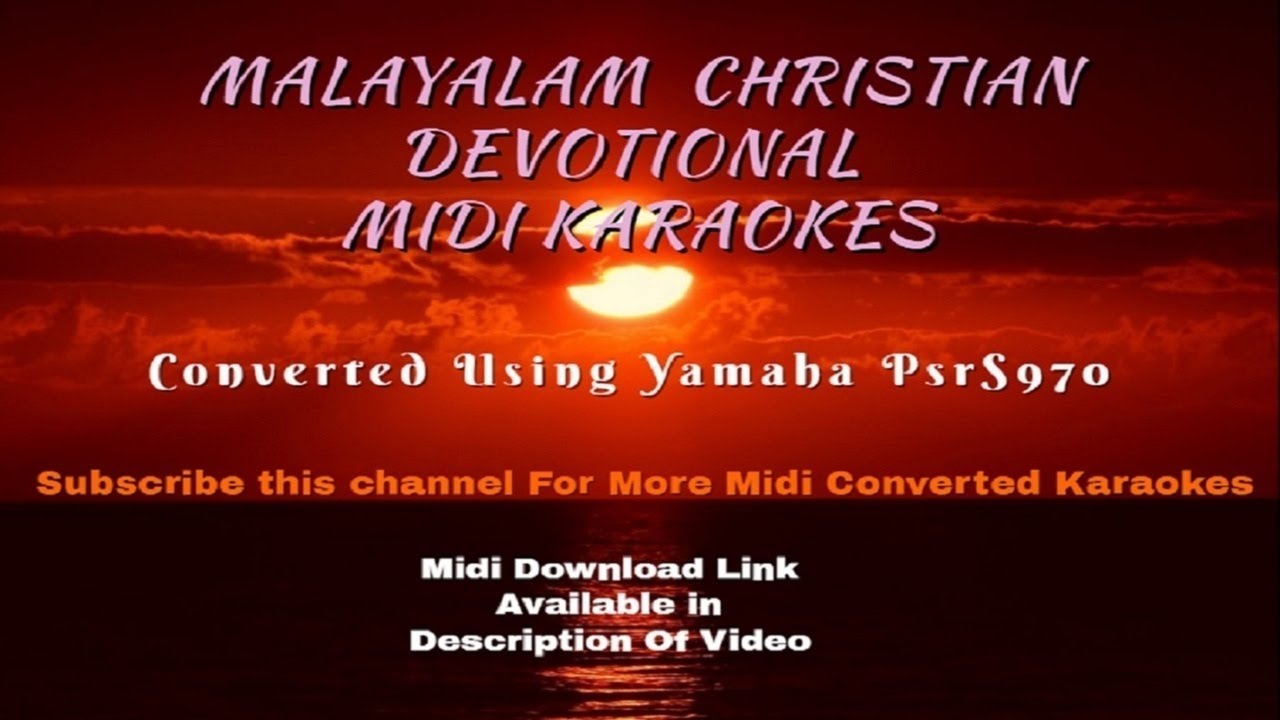 Mishiha Karthave  Holy Week Yamaha Midi Karaoke