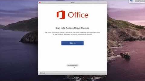 How to get Microsoft Office 2019 for Mac latest Version 2019