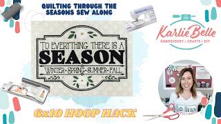 How to Applique “To Everything There Is a Season” Quilt Block | Kimberbell Sew-Along