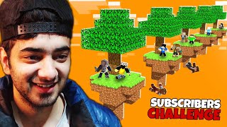 EXTREME SKYBLOCK CHALLENGE WITH 50 Subscribers...