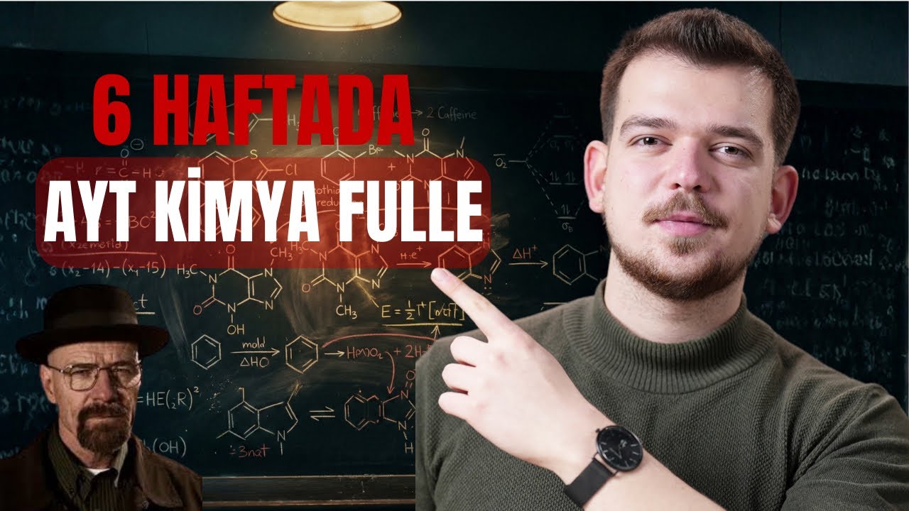 YKS’YE 106 GÜN KALA AYT KİMYAYI FULLE | 6 Haftalık AYT Kimya Programı