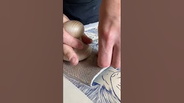 Repeat Pattern Linocut