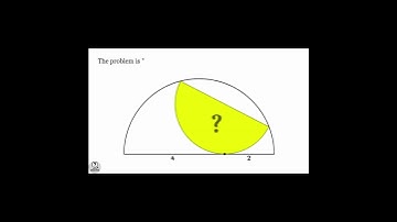 Area of Semicircle | Semicircle inside Semicircle problem | Advanced math problems | Mathematics