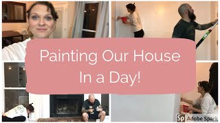 Painting Our House In A Day | Quarantine Projects | DIY |