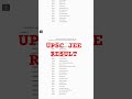 UPSC JEE RESULT 2024, | #upsc #upscmotivation #upscje2023 #upscresults