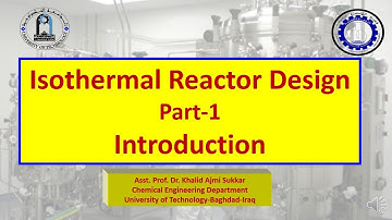 Lect. 4  Biochemical Reaction Engineering / Isothermal Reactor Design-I, by Dr. Khalid A. Sukkar