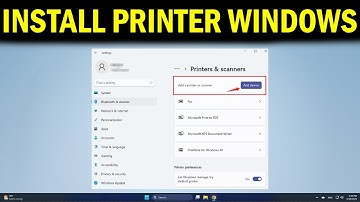 How To Set up or Install a Printer on Windows 11 - Quick Fix