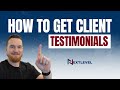How to Get Client Testimonials