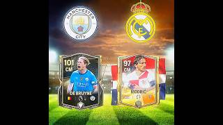 Modric vs De Bruyne ⚔️ Who Wins? 🤯#fcmobile#fcmobileshorts