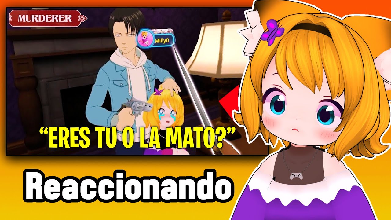 🌺MILLY🌺 REACCIONA A ARMIN Y LEVI JUEGAN MURDER MYSTERY | ARMIN es el MALO #3 de @ObsessionTwitch