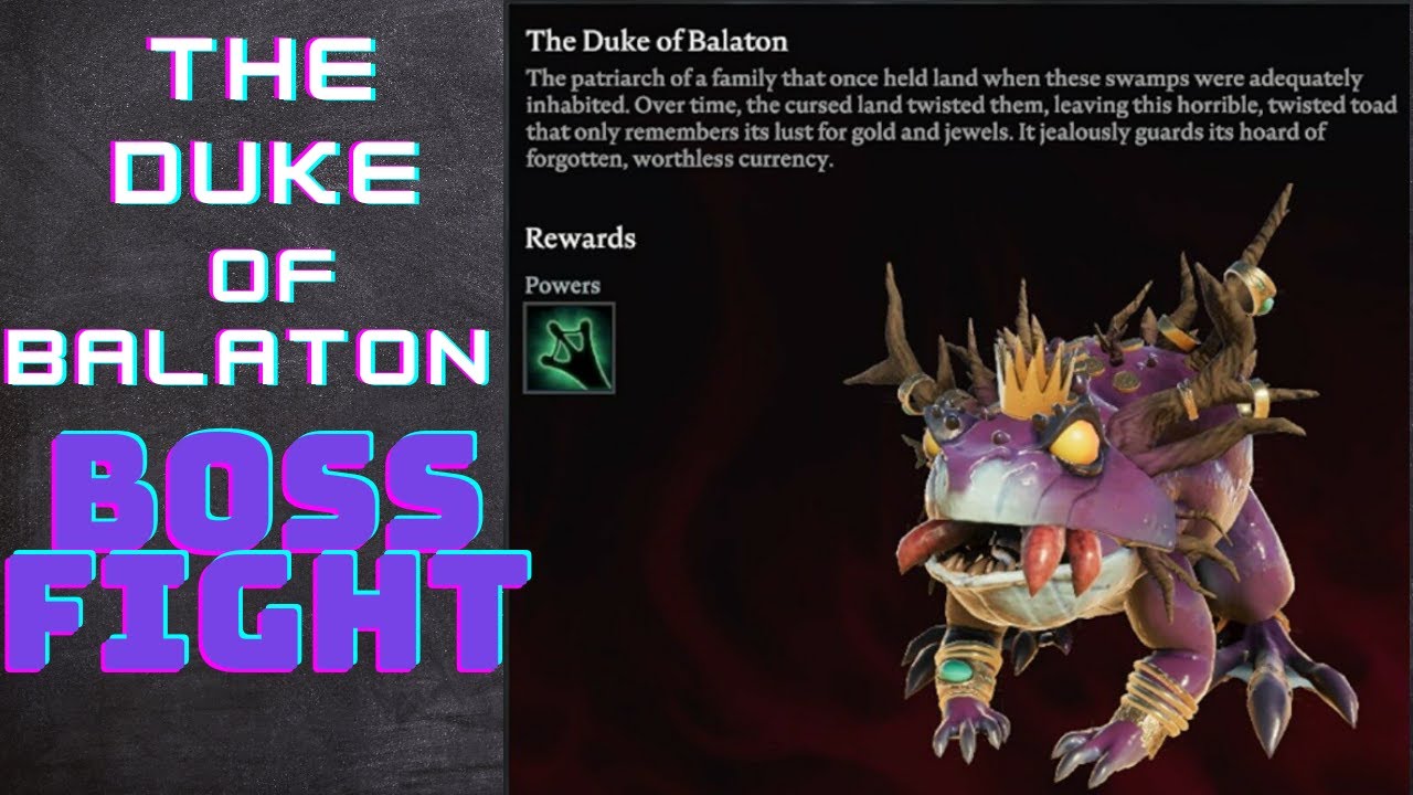 V RISING The Duke Of Balaton FULL BOSS FIGHT! YouTube