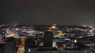 Thunderstorm and tornado warning in Saint Paul MN - MAY 11, 2022