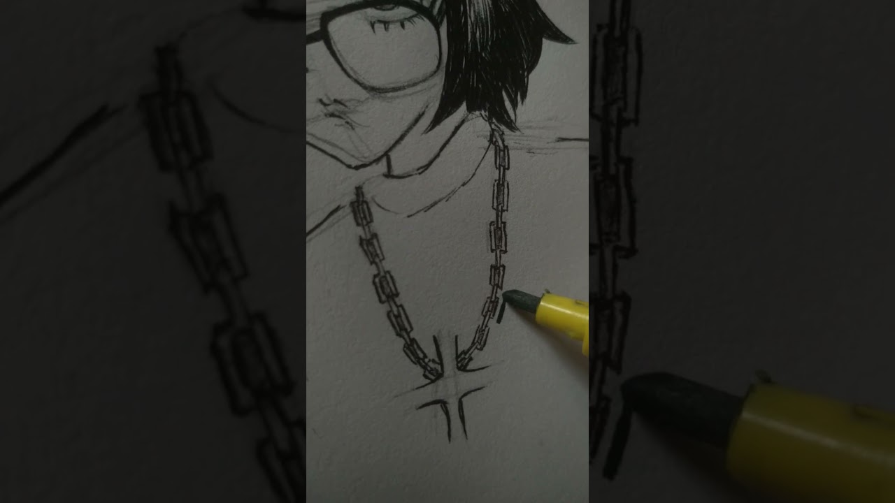 how to draw chains ⛓// chain tutorial// 