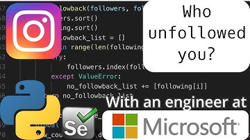 Python Project 30 Min Build && Who Unfollowed You On Instagram 2020