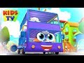 Wheels on the Bus go Round and Round | Kindergarten Nursery Rhymes & Kids Songs | Super Supremes