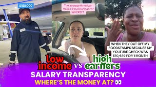 Real Life: Salary Transparency | Low Income vs. High Earners | TikTok Rants