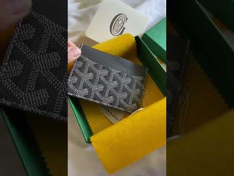 UNBOXING GOYARD MATIGNON MINI WALLET 💚💛💚 