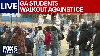 FOX 5 News LIVE | GA students walk out against ICE amid reports of agents in the state