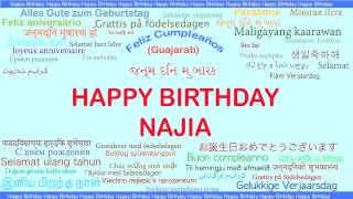 Najia   Languages Idiomas - Happy Birthday