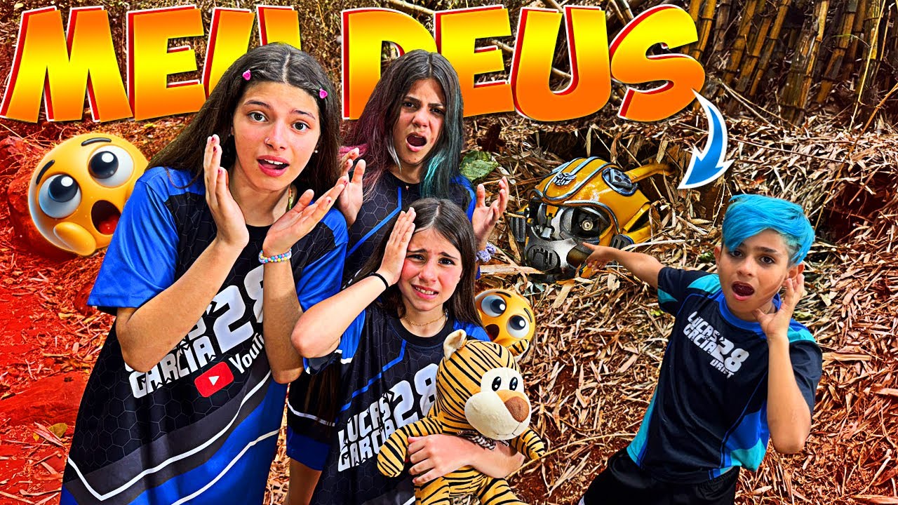 ACHAMOS UM ROBÔ BUMBLEBEE NA FLORESTA
