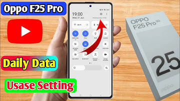 oppo f25 pro data usage settings, oppo f25 pro data speed setting