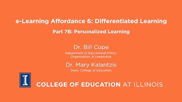 e-Learning Affordance 7b: Differentiated Learning
