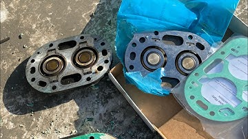 Compressor valve plate changeout