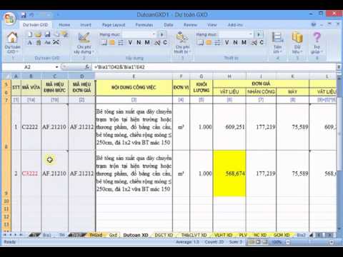 Video Bài học Chuyển đổi giữa Xi măng PC30 và Xi măng PC40... - youtube