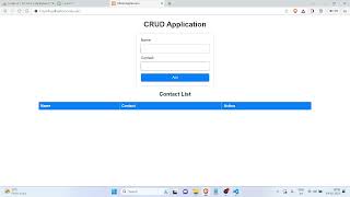 php & mysqli in hindi   CRUD project phonebook using ChatGPT and html css