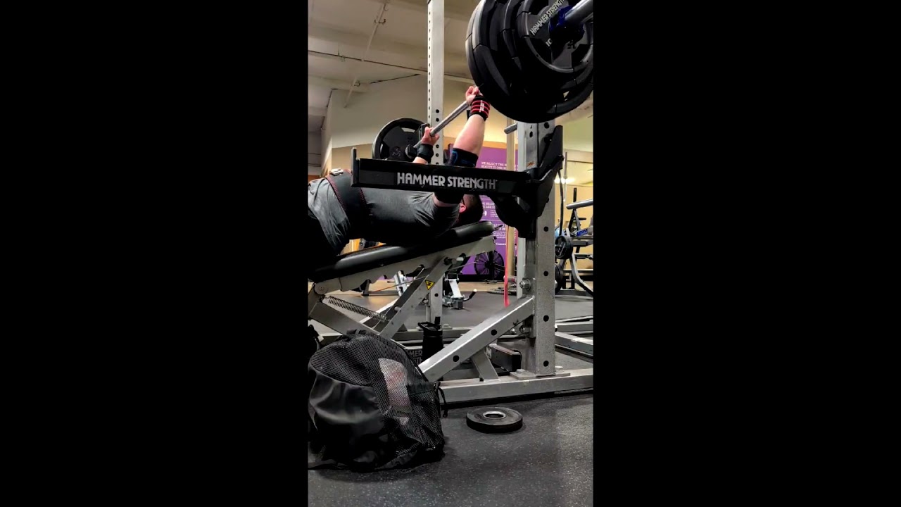295 Incline Bench Press By Team Blah Client Chris!