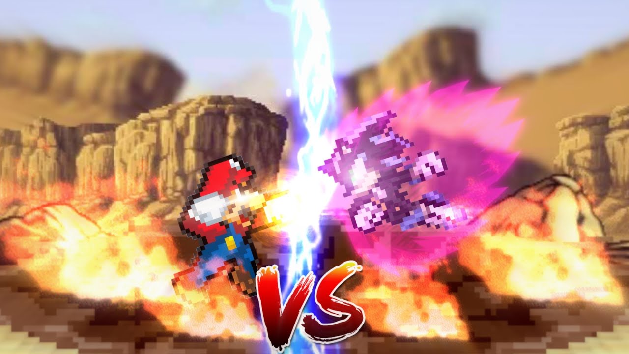 Mario Vs Mephiles | Sprite Animation |