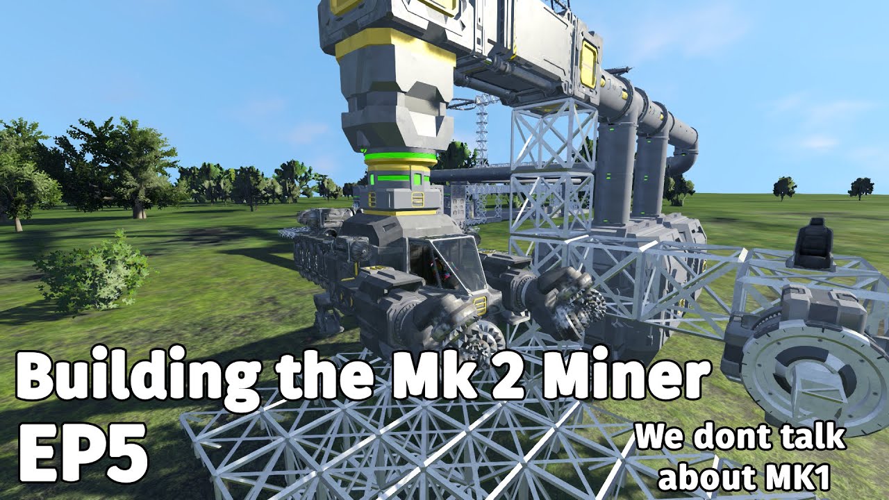 space engineers EP5 Building MK 2 miner, Dont ask about MK1 - YouTube