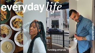 Everyday life | closet clean out with Dejan and running errands