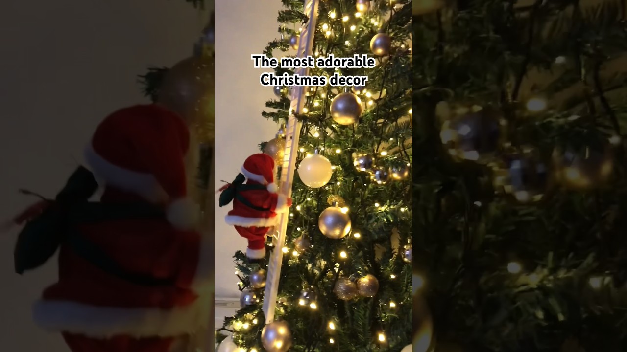 ew climbing santa , one of the best new Christmas decor to add to your Christmas tree