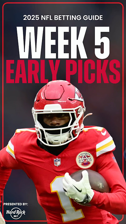 Best Early Week 5 Bets in the NFL! #shorts