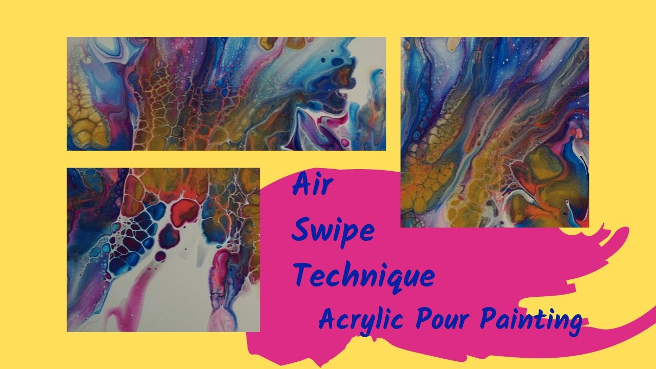 Acrylic Pour Painting Blow Dryer Dutch Pour Fluid Artist 128