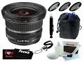 New Canon 10-22/3.5-4.5 EF-S USM EOS DSLR Lens with 77mm Filter Kit (3pcs) Slide