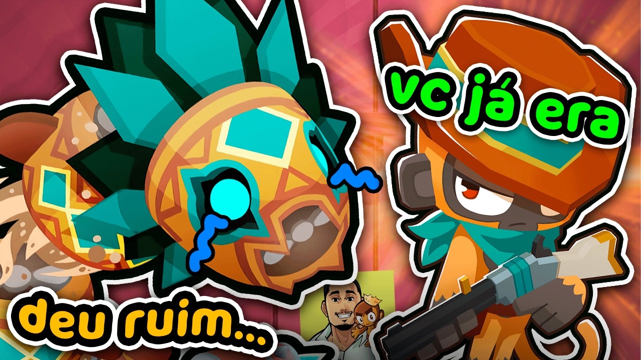 Destruindo o NOVO BOSS com aulas do BUZLAITIR no bloons td 6 💪😎🔥 diamond back