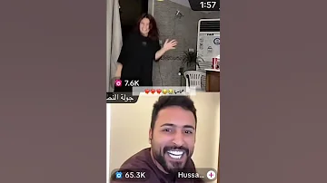 حماس ساره مهند بالايف على اغاني حسام اللباد 