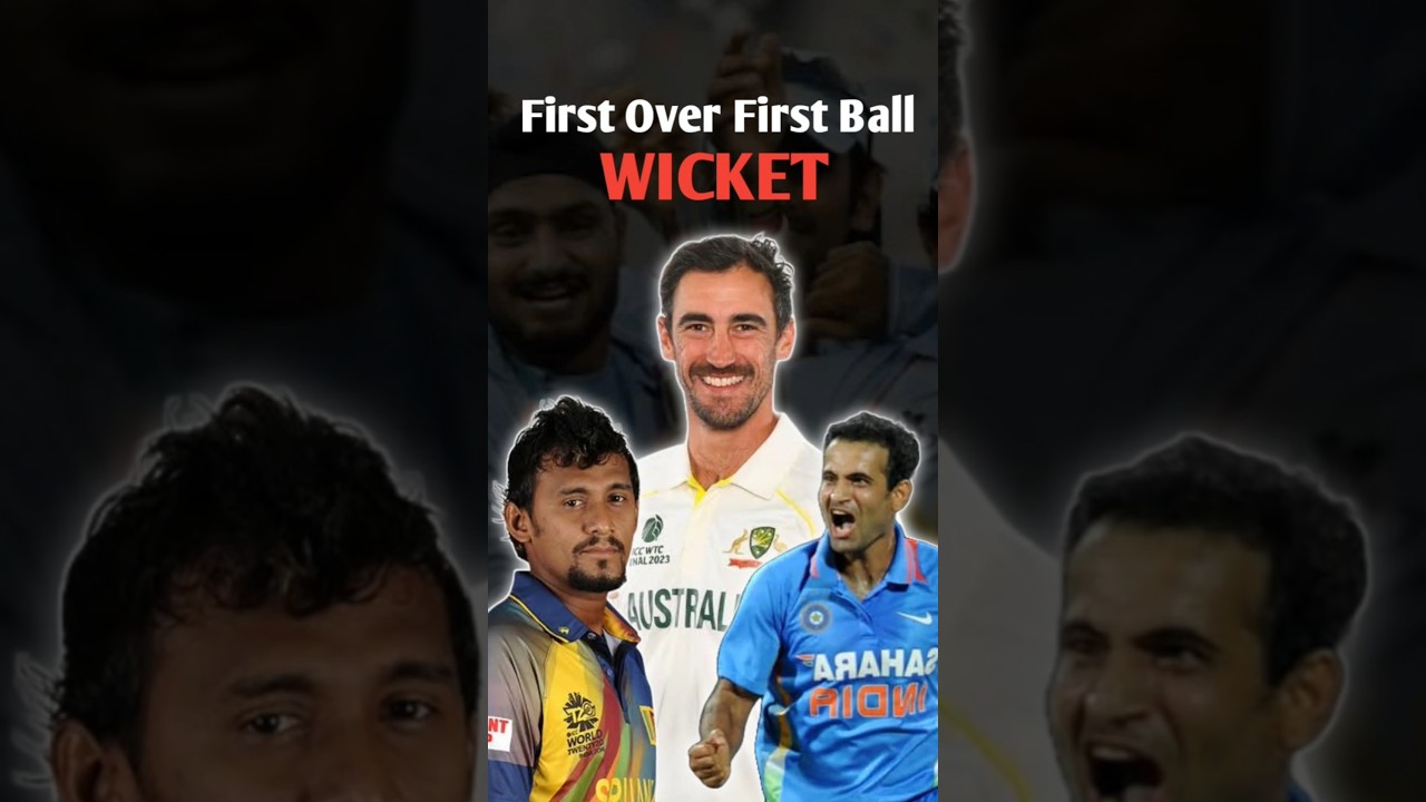 Bowler Who took wicket on very first ball