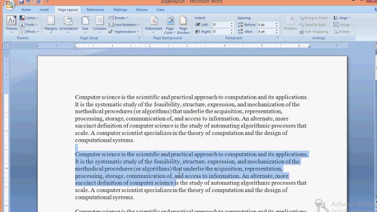 Where is the hyphenation in Word 2007 Where is the hyphenation in Word 2007