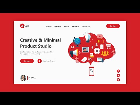 How to make web page design in adobe xd | Landing Page Design in Adobe xd | Web page design adobe xd