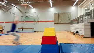 Sideflip with obstacle