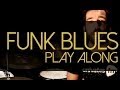 Como tocar funk blues na bateria - Blues Play Alongs