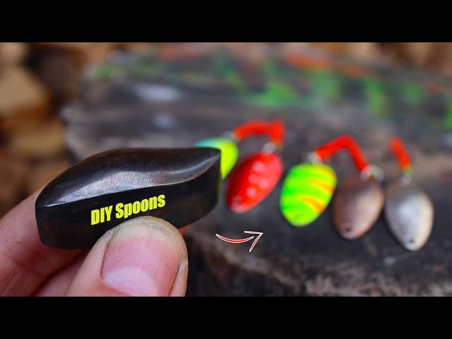 DIY Spoon Lure Making: Homemade with Metal Stamps 