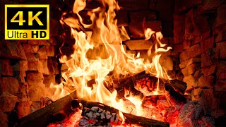 🔥 Relaxing Fireplace With Burning Logs 🔥🔥 Crackling Fire Sounds 🔥 Crackling Fireplace 3 Hours 4K Uhd