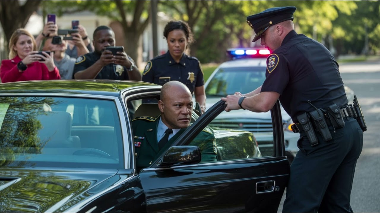 Белый полицейский арестовывает чернокожего генерала армии США, но карма настигает его жестоко!