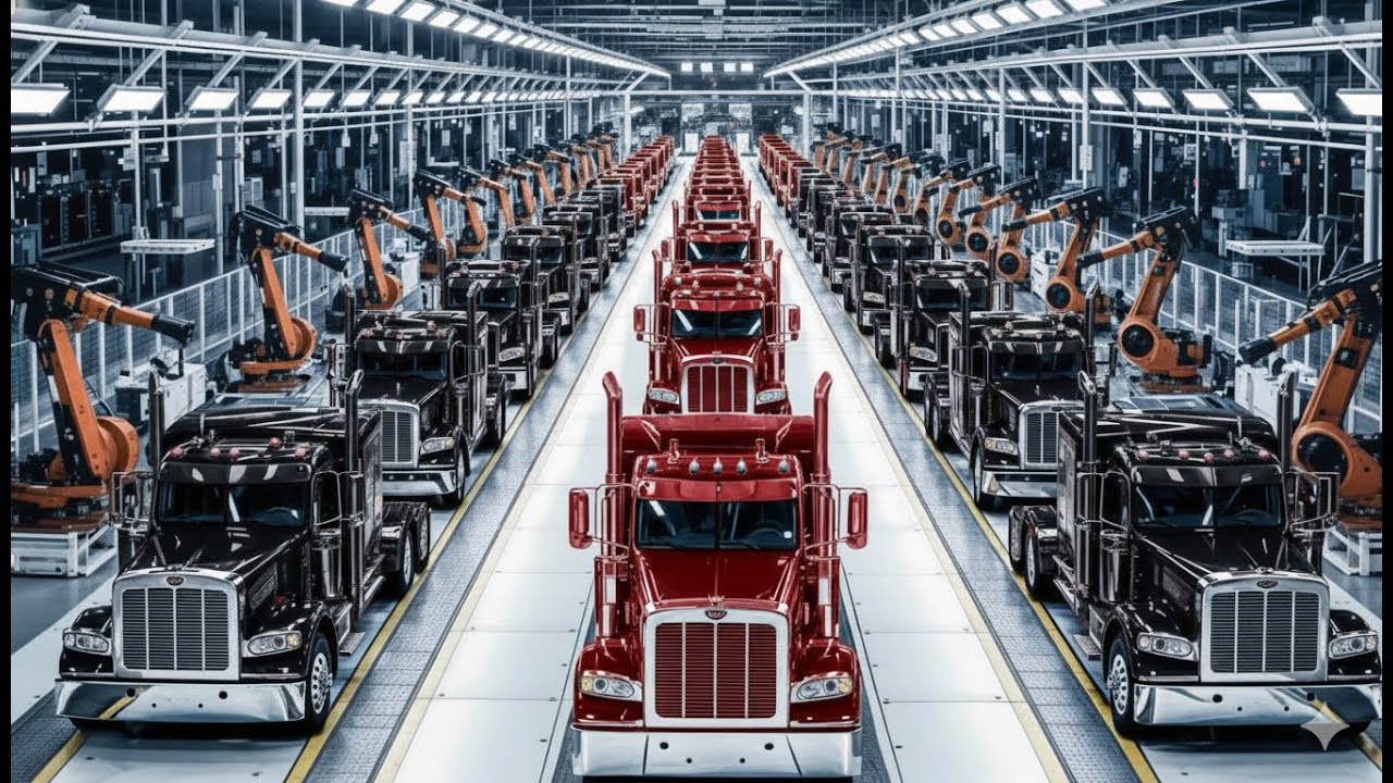 How the World’s Largest Heavy-Duty Tractor Truck Is Made — Mega Assembly Process (Step-by-Step)