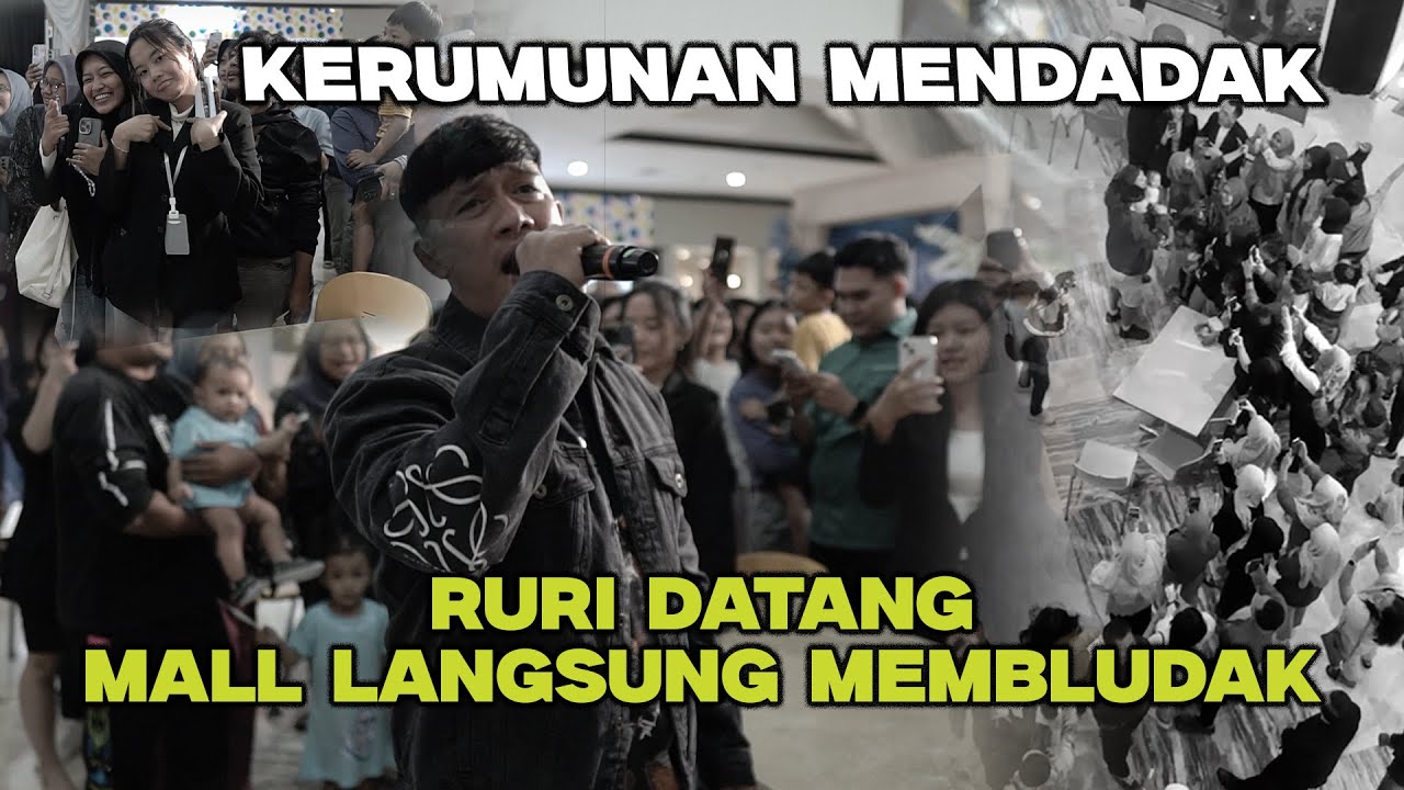 KERUMUNAN MENDADAK ‼️ RURI DATANG MALL LANGSUNG MEMBLUDAK